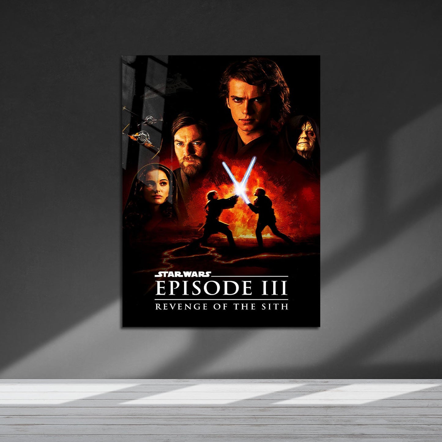 Flex Designs Metal Poster Star Wars Episode III - Revenge of the Sith 5 x 7" Home Goods - Movie 2005 Movie Metal Poster