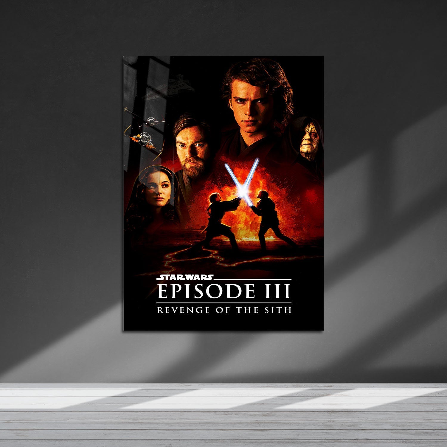 Flex Designs Metal Poster Star Wars Episode III - Revenge of the Sith 5 x 7" Home Goods - Movie 2005 Movie Metal Poster
