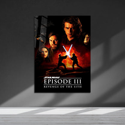Flex Designs Metal Poster Star Wars Episode III - Revenge of the Sith 5 x 7" Home Goods - Movie 2005 Movie Metal Poster
