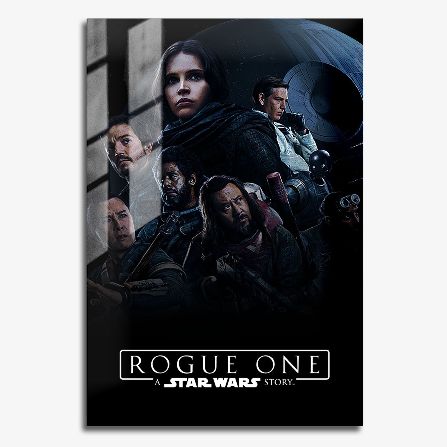 Flex Designs Metal Poster Rogue One A Star Wars Story 11 x 17" Home Goods - Movie 2016 Movie Metal Poster