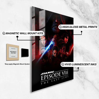 Flex Designs Metal Poster Star Wars Episode VIII - The Last Jedi 16 x 24" Home Goods - Movie 2017 Movie Metal Poster
