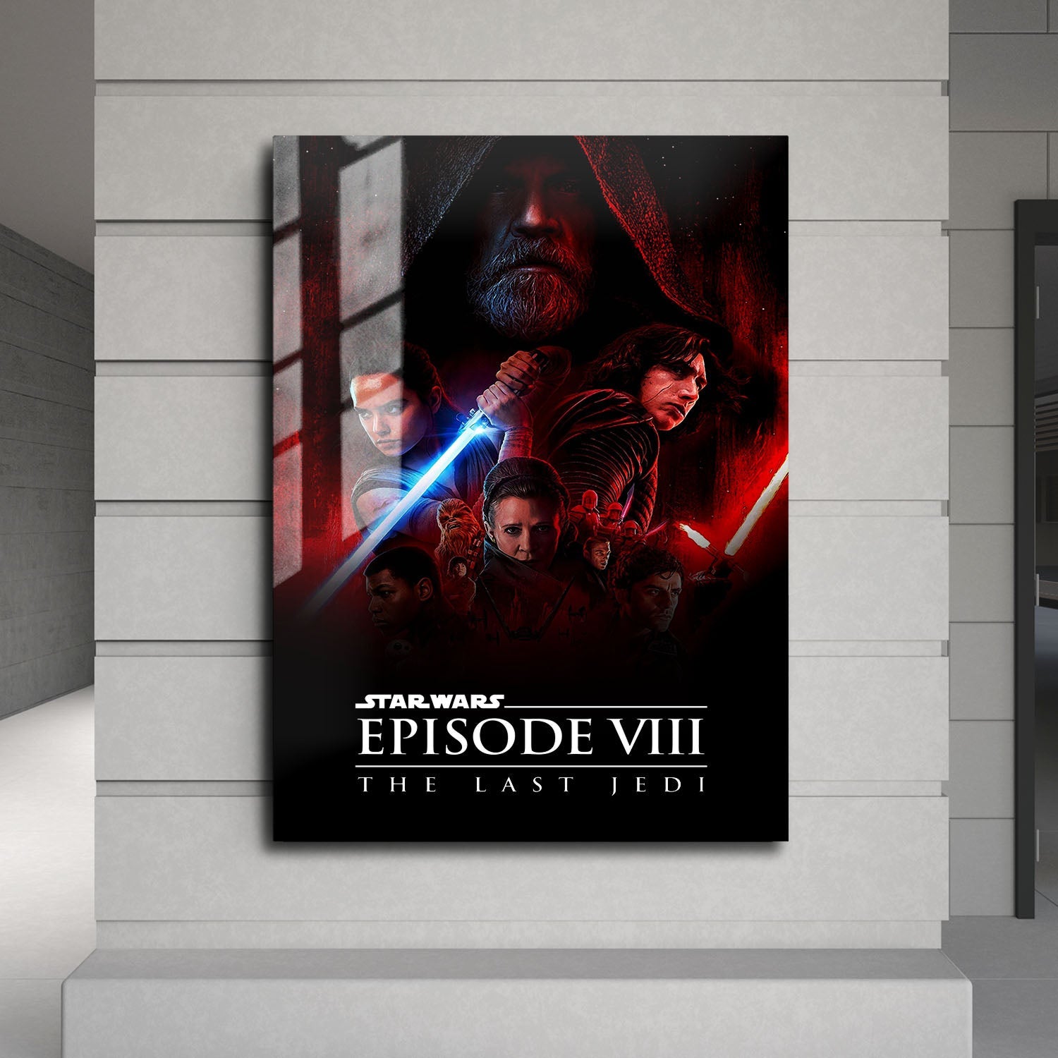 Flex Designs Metal Poster Star Wars Episode VIII - The Last Jedi 24 x 36" Home Goods - Movie 2017 Movie Metal Poster