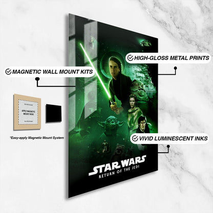 Flex Designs Metal Poster Star Wars Episode VI - Return of the Jedi Classic 16 x 24" Home Goods - Movie 1983 Movie Metal Poster