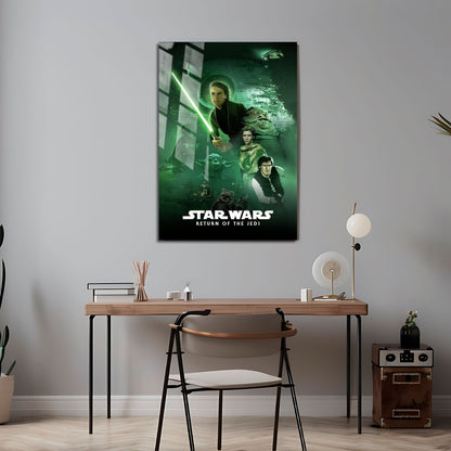 Flex Designs Metal Poster Star Wars Episode VI - Return of the Jedi Classic 24 x 36" Home Goods - Movie 1983 Movie Metal Poster