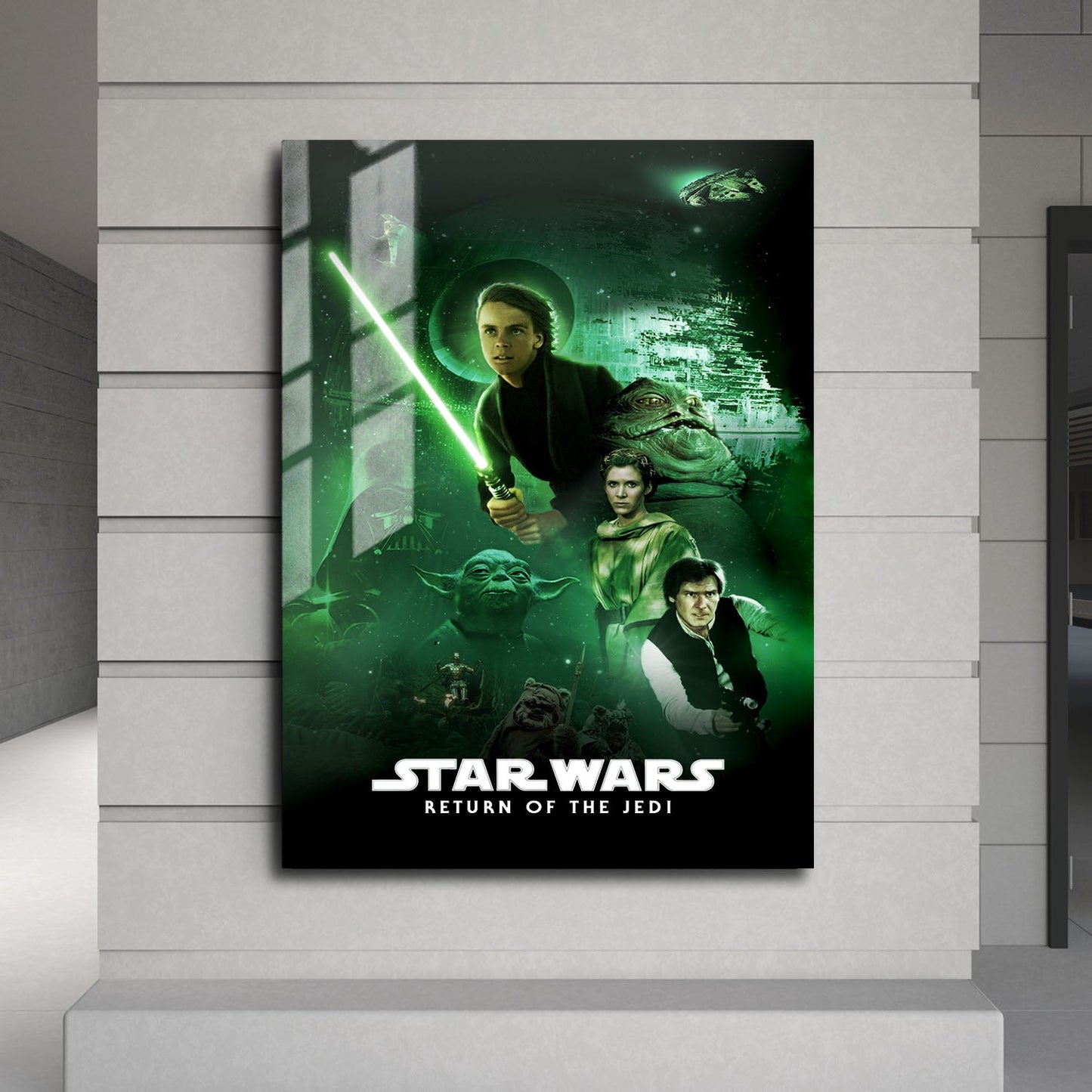 Flex Designs Metal Poster Star Wars Episode VI - Return of the Jedi Classic 24 x 36" Home Goods - Movie 1983 Movie Metal Poster