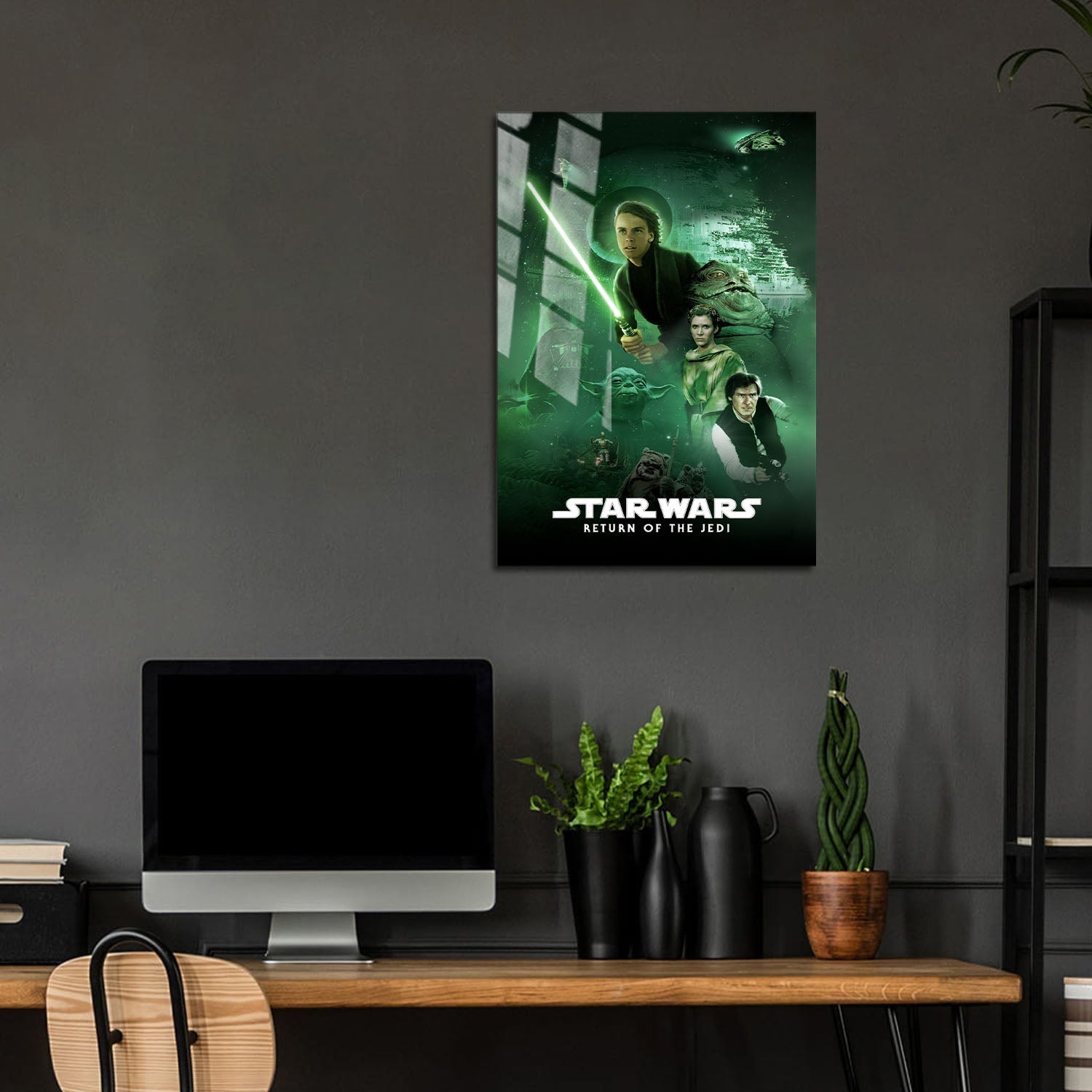Flex Designs Metal Poster Star Wars Episode VI - Return of the Jedi Classic 5 x 7" Home Goods - Movie 1983 Movie Metal Poster