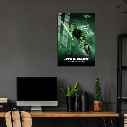 Flex Designs Metal Poster Star Wars Episode VI - Return of the Jedi Classic 5 x 7" Home Goods - Movie 1983 Movie Metal Poster