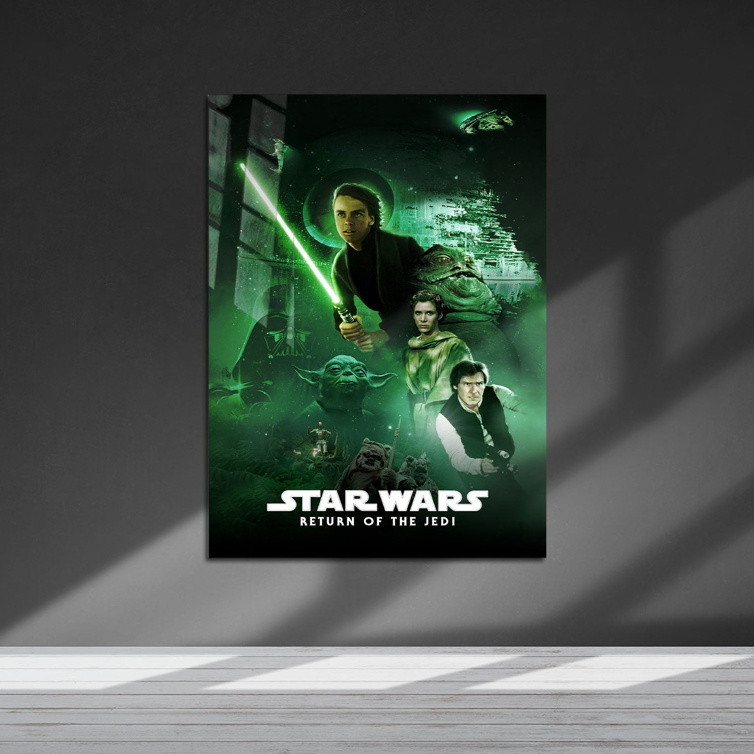 Flex Designs Metal Poster Star Wars Episode VI - Return of the Jedi Classic 5 x 7" Home Goods - Movie 1983 Movie Metal Poster