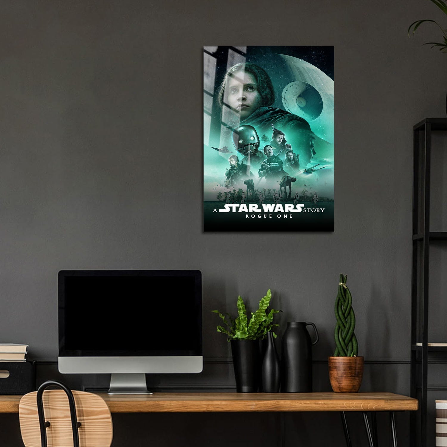 Flex Designs Metal Poster Rogue One A Star Wars Story Classic 5 x 7" Home Goods - Movie 2016 Movie Metal Poster
