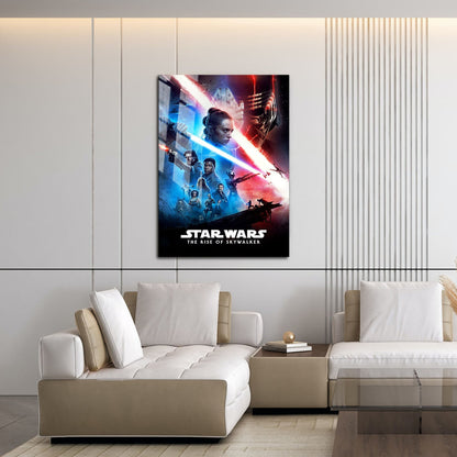 Flex Designs Metal Poster Star Wars Episode IX - The Rise of Skywalker Classic 16 x 24" Home Goods - Movie 2019 Movie Metal Poster