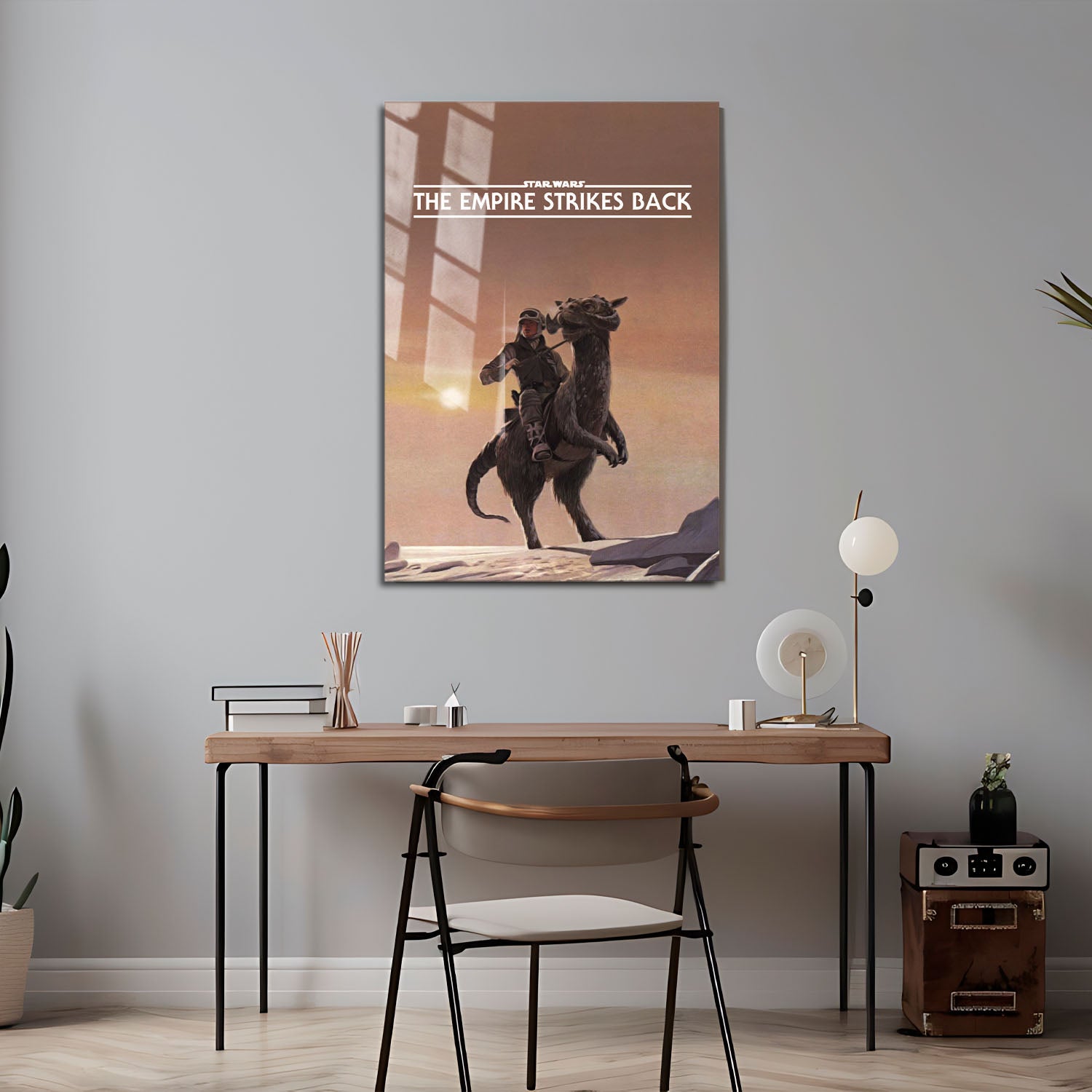 Flex Designs Metal Poster Star Wars Episode V - The Empire Strikes Back Minimalist 24 x 36" Home Goods - Movie 1980 Movie Metal Poster