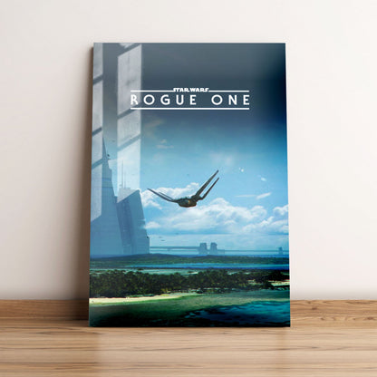 Rogue One A Star Wars Story Minimalist Movie Metal Poster