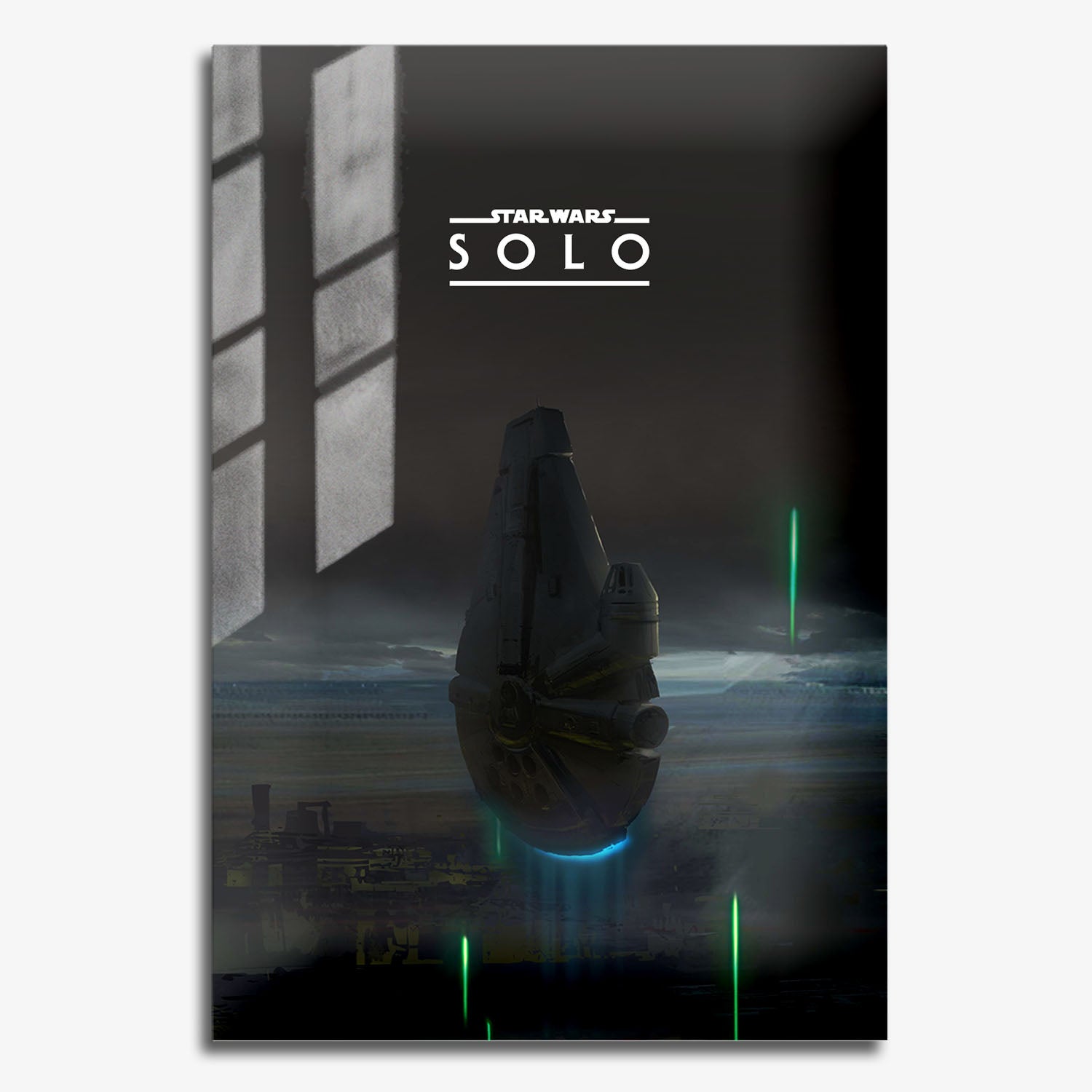 Flex Designs Metal Poster Solo A Star Wars Story Minimalist 11 x 17" Home Goods - Movie 2018 Movie Metal Poster