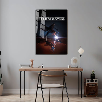 Flex Designs Metal Poster Star Wars Episode IX - The Rise of Skywalker Minimalist 24 x 36" Home Goods - Movie 2019 Movie Metal Poster