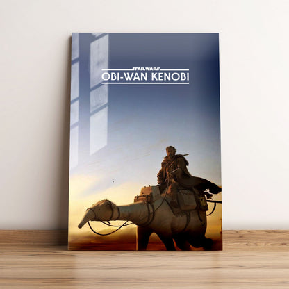 Star Wars Obi-Wan Kenobi Minimalist TV Show Metal Poster