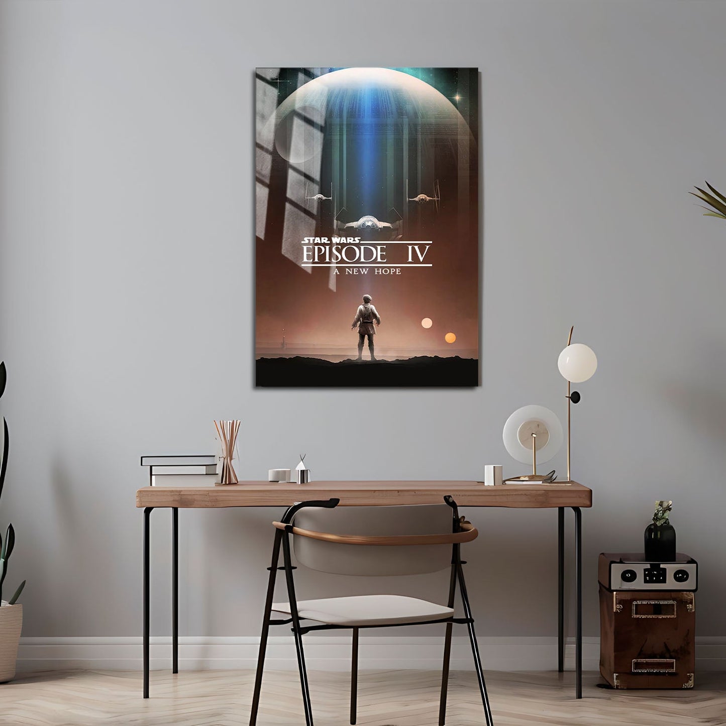 Flex Designs Metal Poster Star Wars Episode IV - A New Hope Theatrical 24 x 36" Home Goods - Movie 1977 Movie Metal Poster
