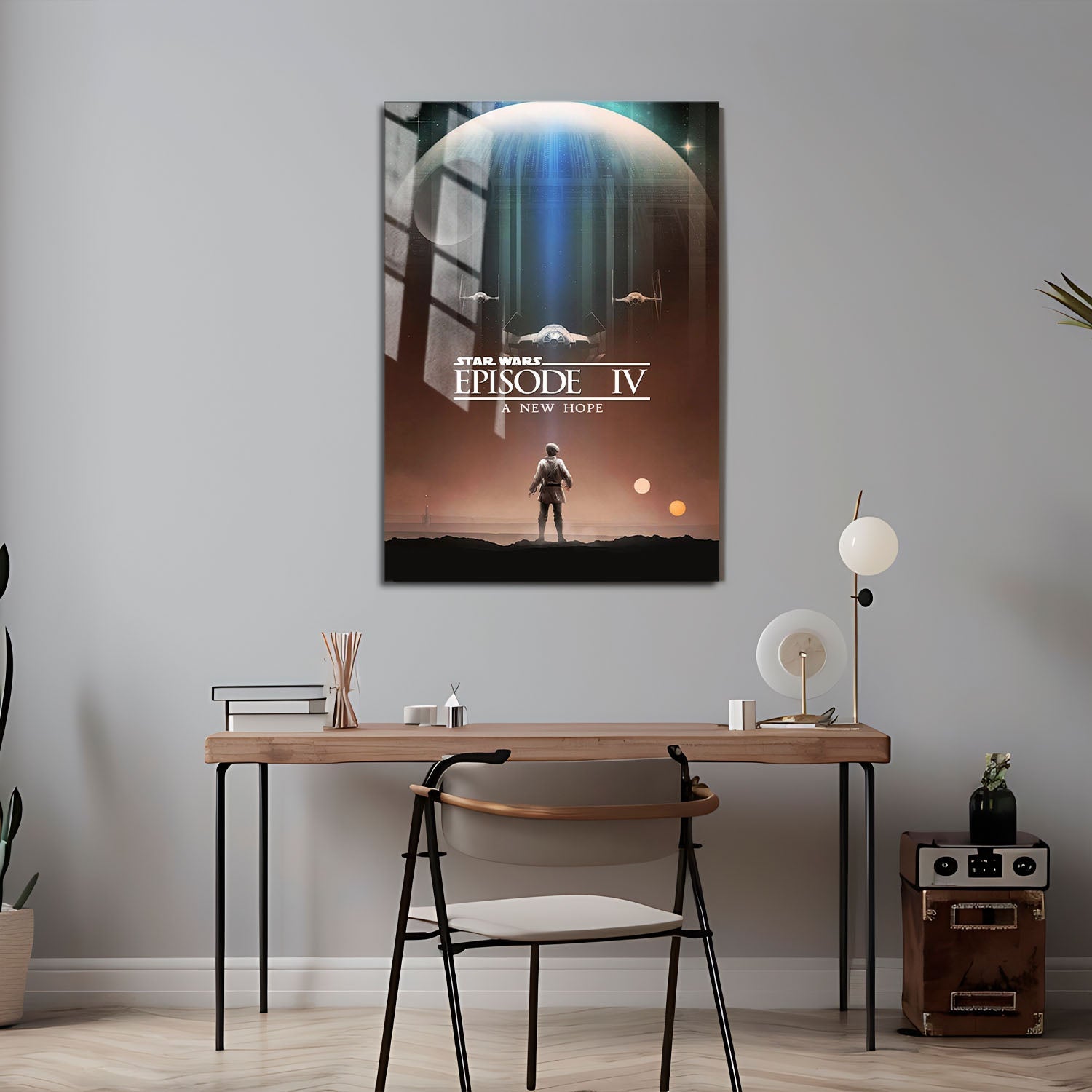 Flex Designs Metal Poster Star Wars Episode IV - A New Hope Theatrical 24 x 36" Home Goods - Movie 1977 Movie Metal Poster
