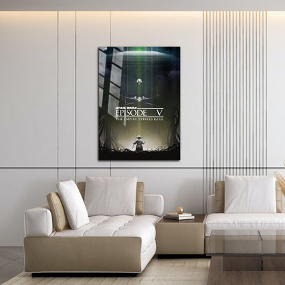 Flex Designs Metal Poster Star Wars Episode V - The Empire Strikes Back Theatrical 16 x 24" Home Goods - Movie 1980 Movie Metal Poster