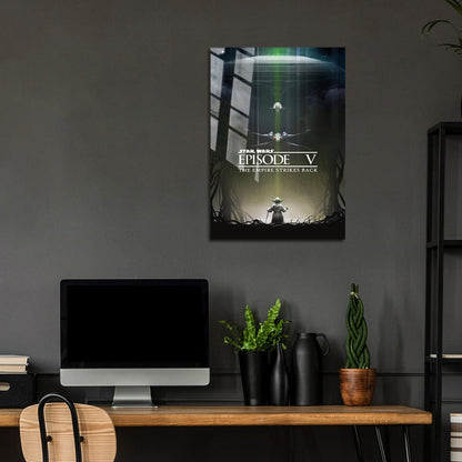 Flex Designs Metal Poster Star Wars Episode V - The Empire Strikes Back Theatrical 5 x 7" Home Goods - Movie 1980 Movie Metal Poster