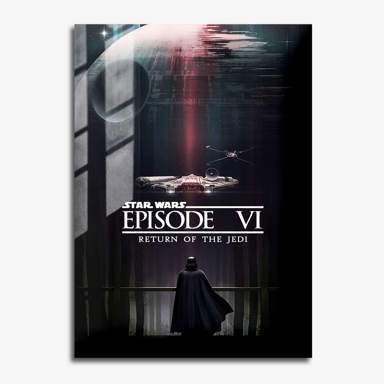 Flex Designs Metal Poster Star Wars Episode VI - Return of the Jedi Theatrical 11 x 17" Home Goods - Movie 1983 Movie Metal Poster
