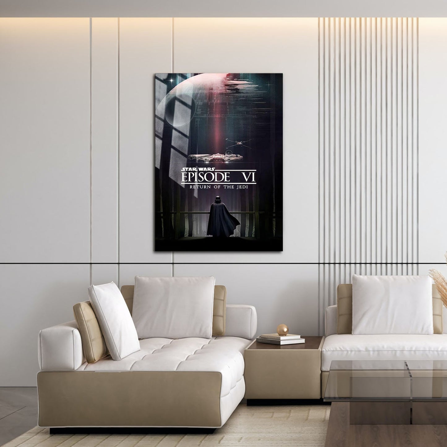 Flex Designs Metal Poster Star Wars Episode VI - Return of the Jedi Theatrical 16 x 24" Home Goods - Movie 1983 Movie Metal Poster