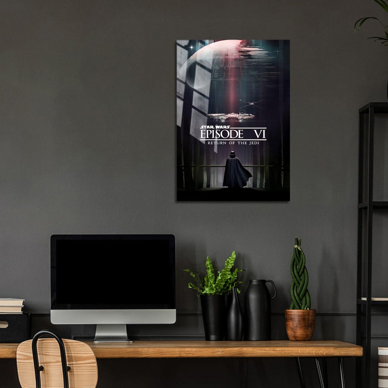 Flex Designs Metal Poster Star Wars Episode VI - Return of the Jedi Theatrical 5 x 7" Home Goods - Movie 1983 Movie Metal Poster