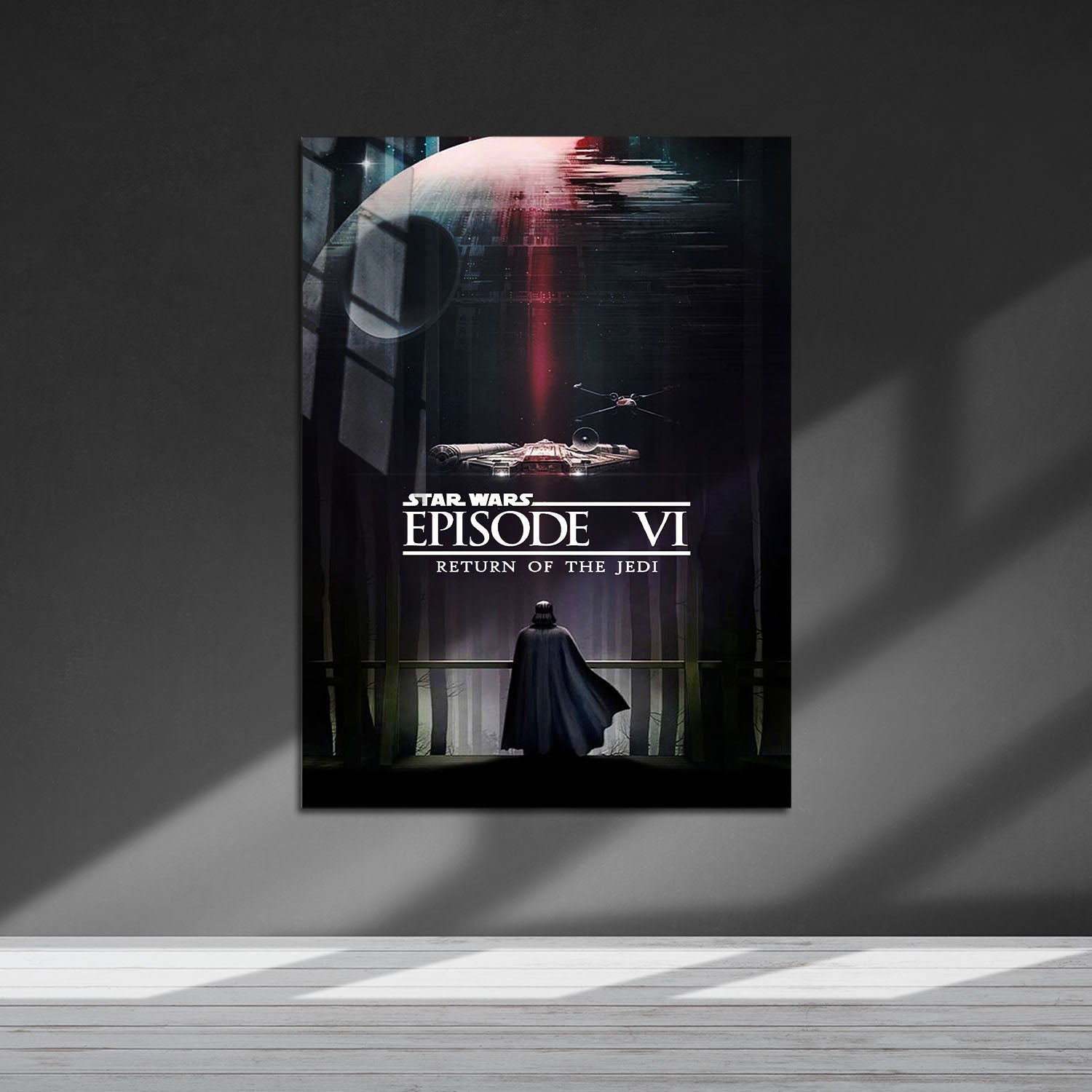 Flex Designs Metal Poster Star Wars Episode VI - Return of the Jedi Theatrical 5 x 7" Home Goods - Movie 1983 Movie Metal Poster