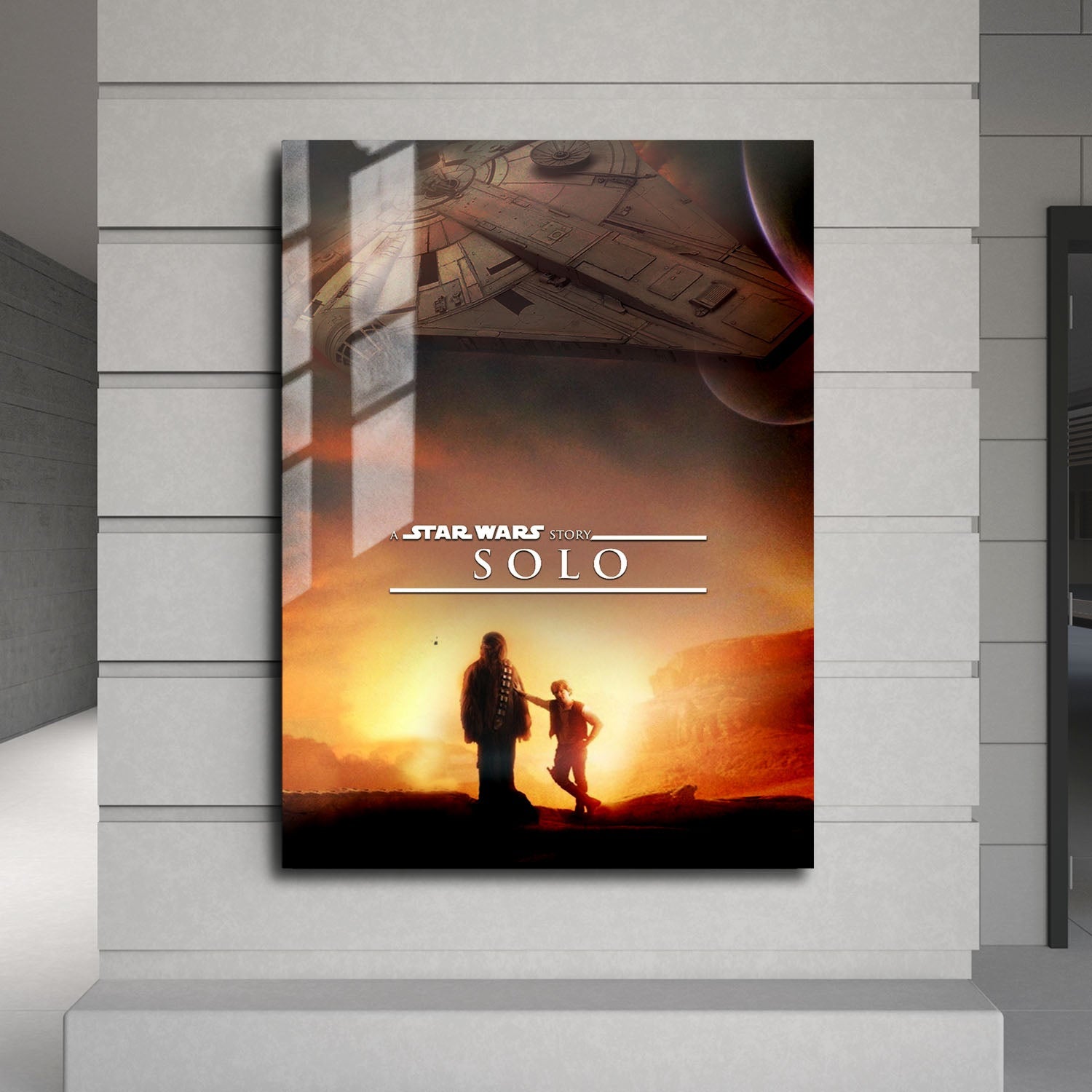 Flex Designs Metal Poster Solo A Star Wars Story Theatrical 24 x 36" Home Goods - Movie 2018 Movie Metal Poster