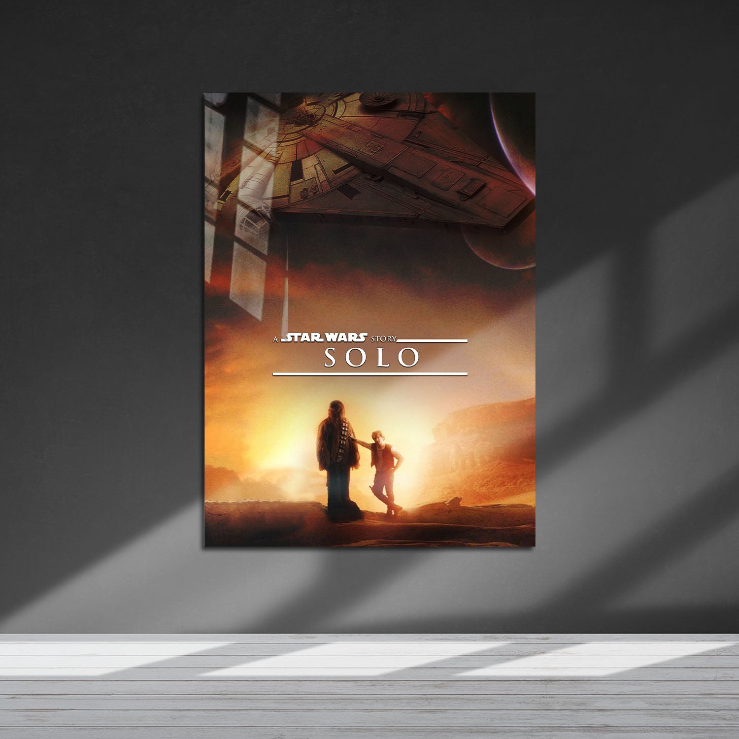 Flex Designs Metal Poster Solo A Star Wars Story Theatrical 5 x 7" Home Goods - Movie 2018 Movie Metal Poster