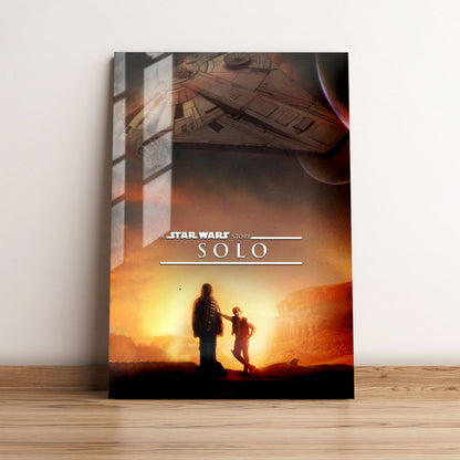 Solo A Star Wars Story Theatrical Movie Metal Poster