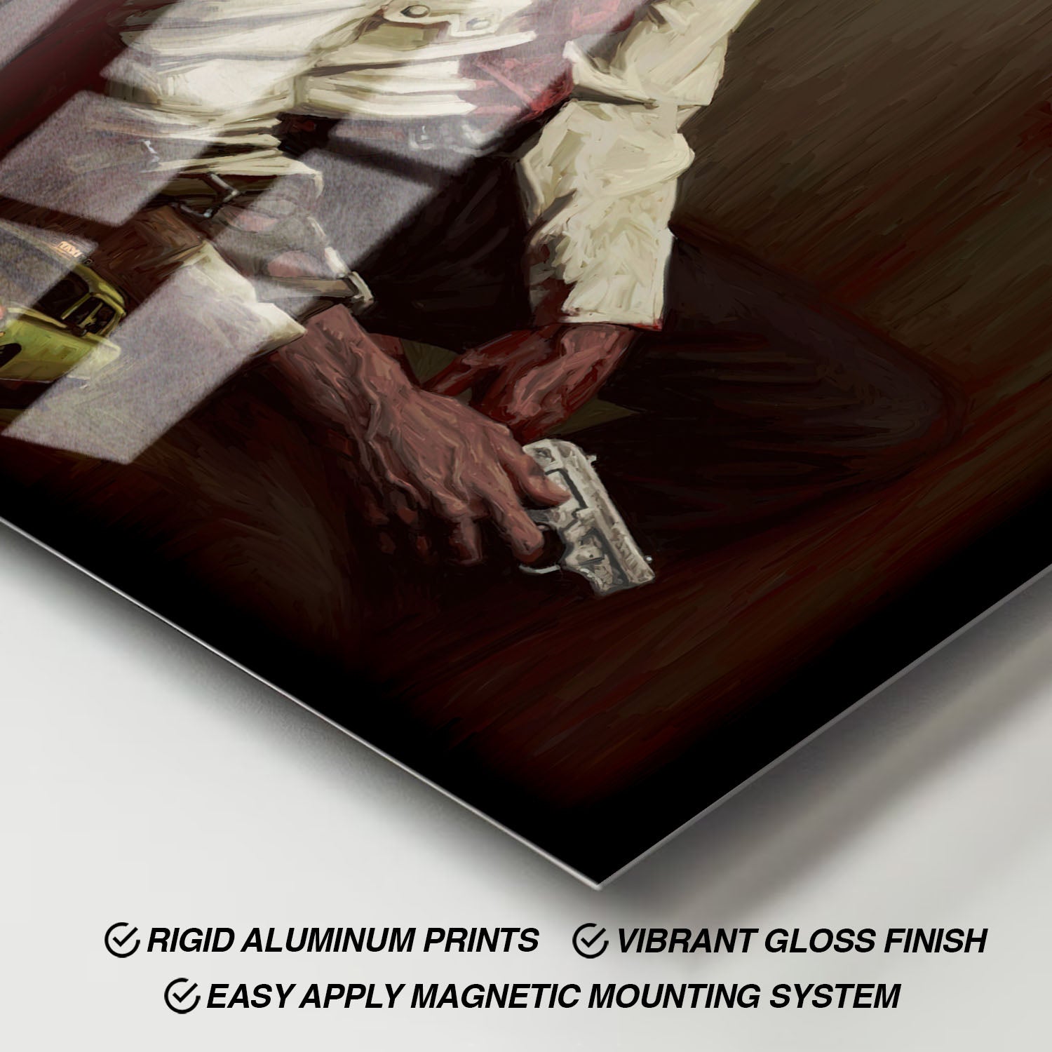Flex Designs Metal Poster Taxi Driver Key Art 11 x 17" Home Goods - Movie 1976 Movie Metal Poster