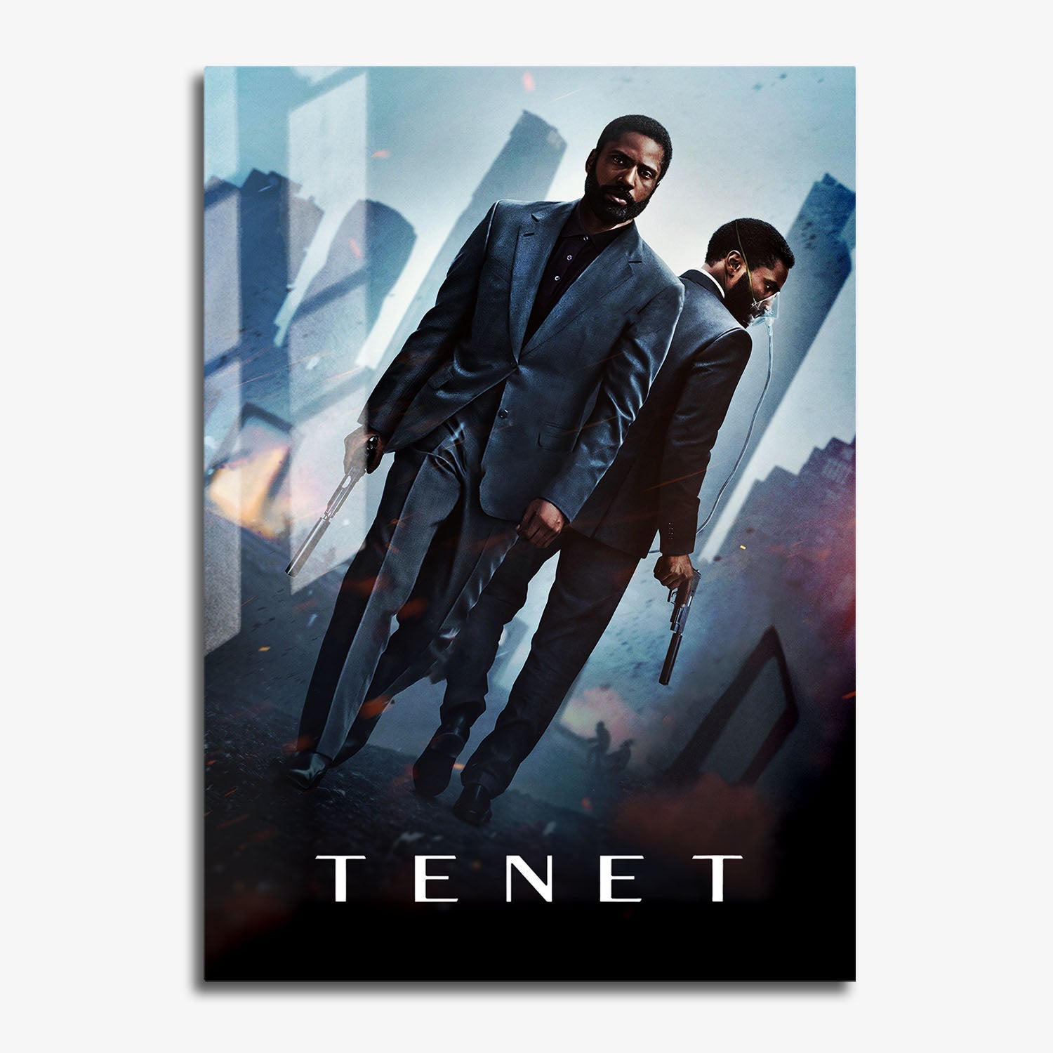 Flex Designs Metal Poster Tenet 11 x 17" Home Goods - Movie 2020 Movie Metal Poster