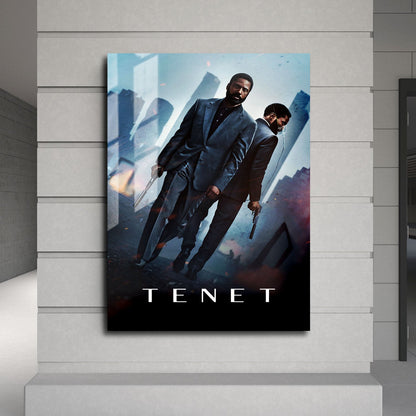 Flex Designs Metal Poster Tenet 24 x 36" Home Goods - Movie 2020 Movie Metal Poster