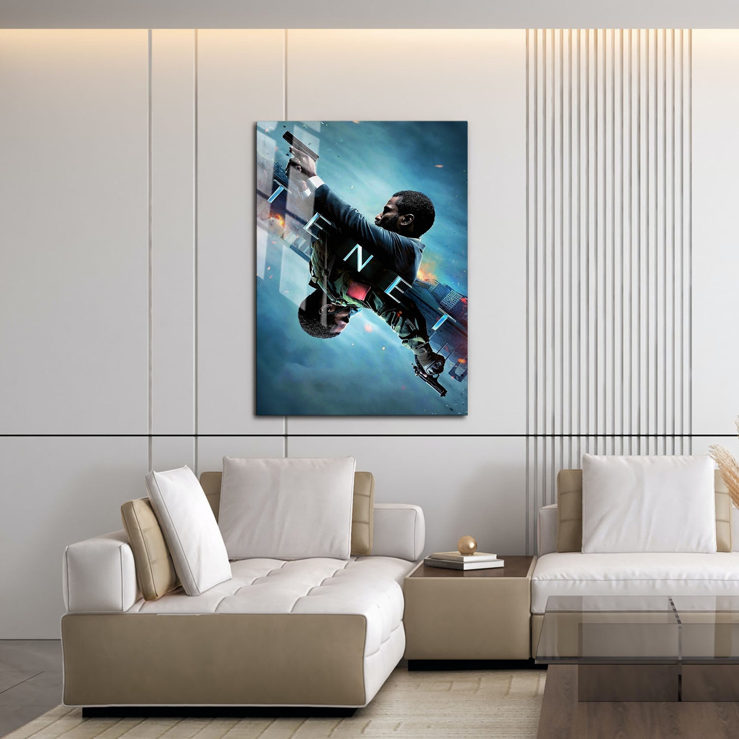 Flex Designs Metal Poster Tenet Cinematic 16 x 24" Home Goods - Movie 2020 Movie Metal Poster