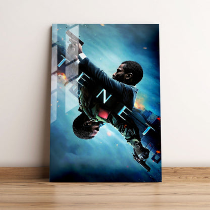Tenet Cinematic Movie Metal Poster