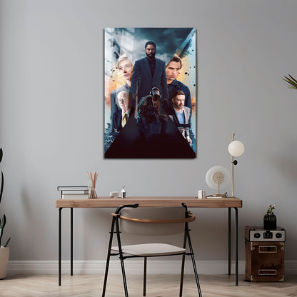 Flex Designs Metal Poster Tenet Key Art 24 x 36" Home Goods - Movie 2020 Movie Metal Poster