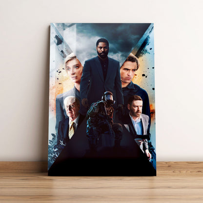 Tenet Key Art Movie Metal Poster