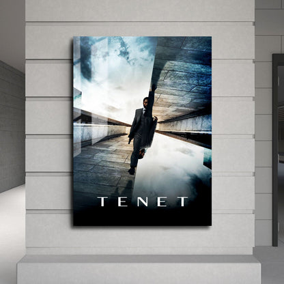 Flex Designs Metal Poster Tenet Theatrical 24 x 36" Home Goods - Movie 2020 Movie Metal Poster