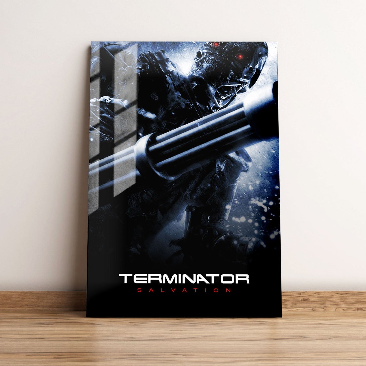 Terminator Salvation B&W Movie Metal Poster