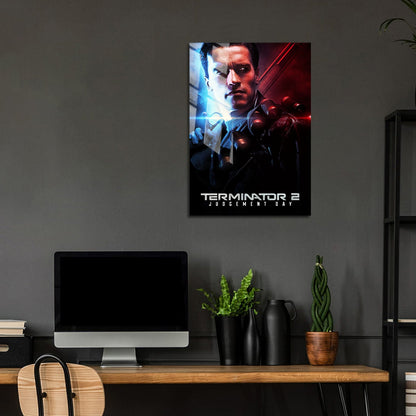 Flex Designs Metal Poster Terminator 2 Judgment Day Classic 5 x 7" Home Goods - Movie 1991 Movie Metal Poster