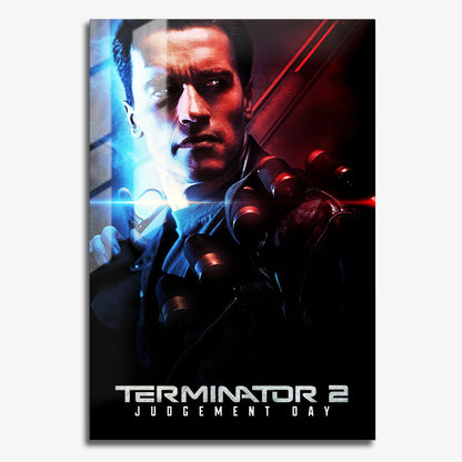 Flex Designs Metal Poster Terminator 2 Judgment Day Classic 11 x 17" Home Goods - Movie 1991 Movie Metal Poster