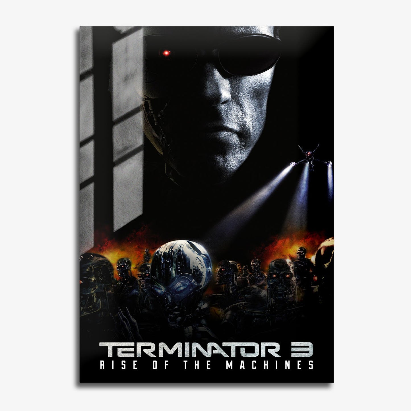 Flex Designs Metal Poster Terminator 3 Rise of the Machines Classic 11 x 17" Home Goods - Movie 2003 Movie Metal Poster