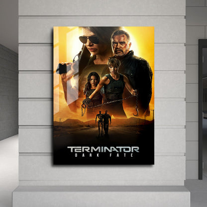 Flex Designs Metal Poster Terminator Dark Fate Classic 24 x 36" Home Goods - Movie 2019 Movie Metal Poster