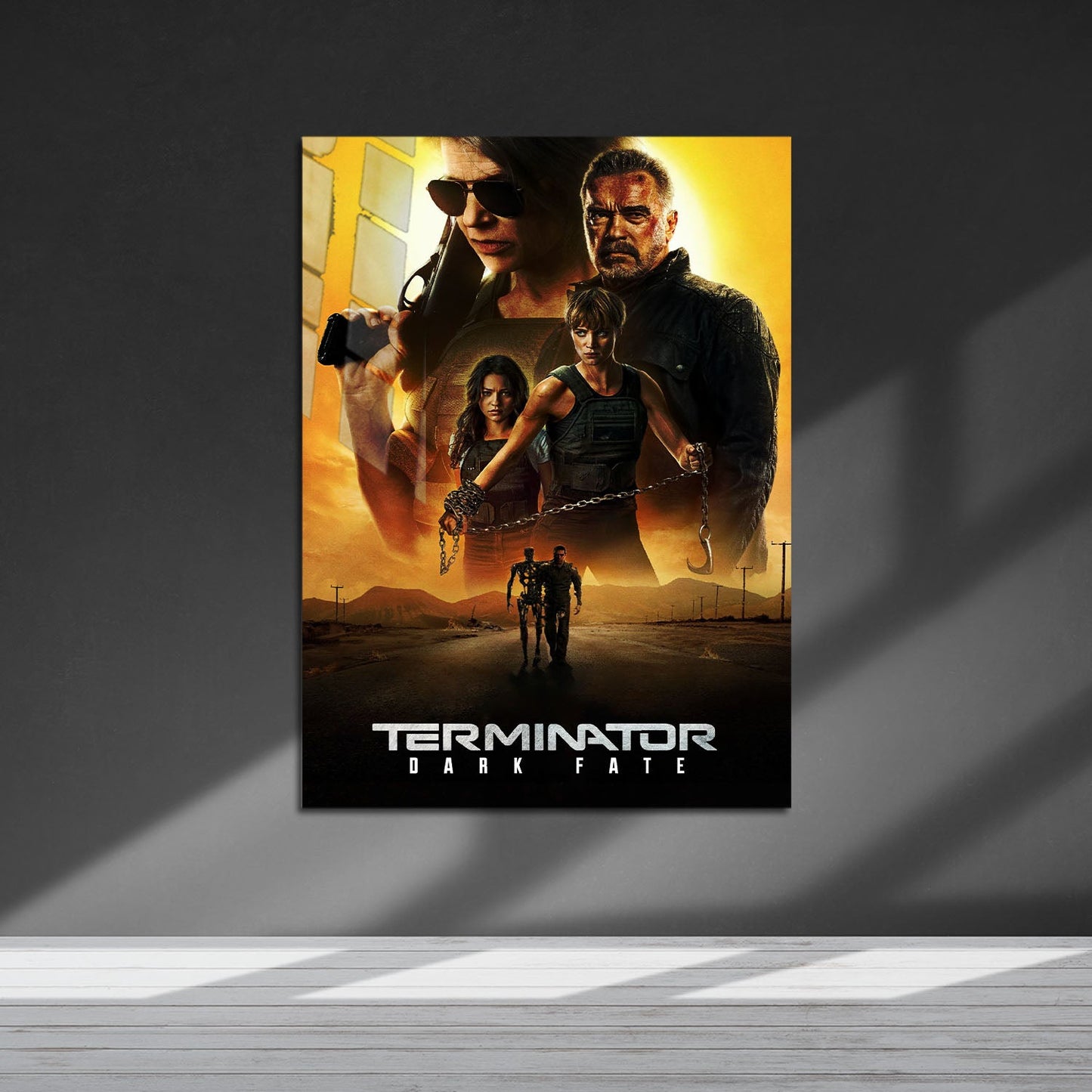 Flex Designs Metal Poster Terminator Dark Fate Classic 5 x 7" Home Goods - Movie 2019 Movie Metal Poster