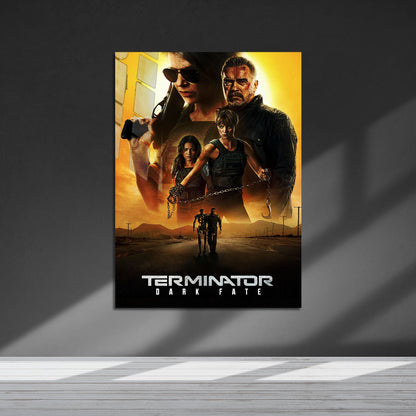Flex Designs Metal Poster Terminator Dark Fate Classic 5 x 7" Home Goods - Movie 2019 Movie Metal Poster