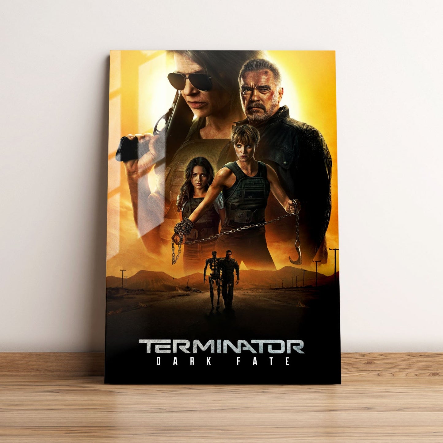 Terminator Dark Fate Classic Movie Metal Poster