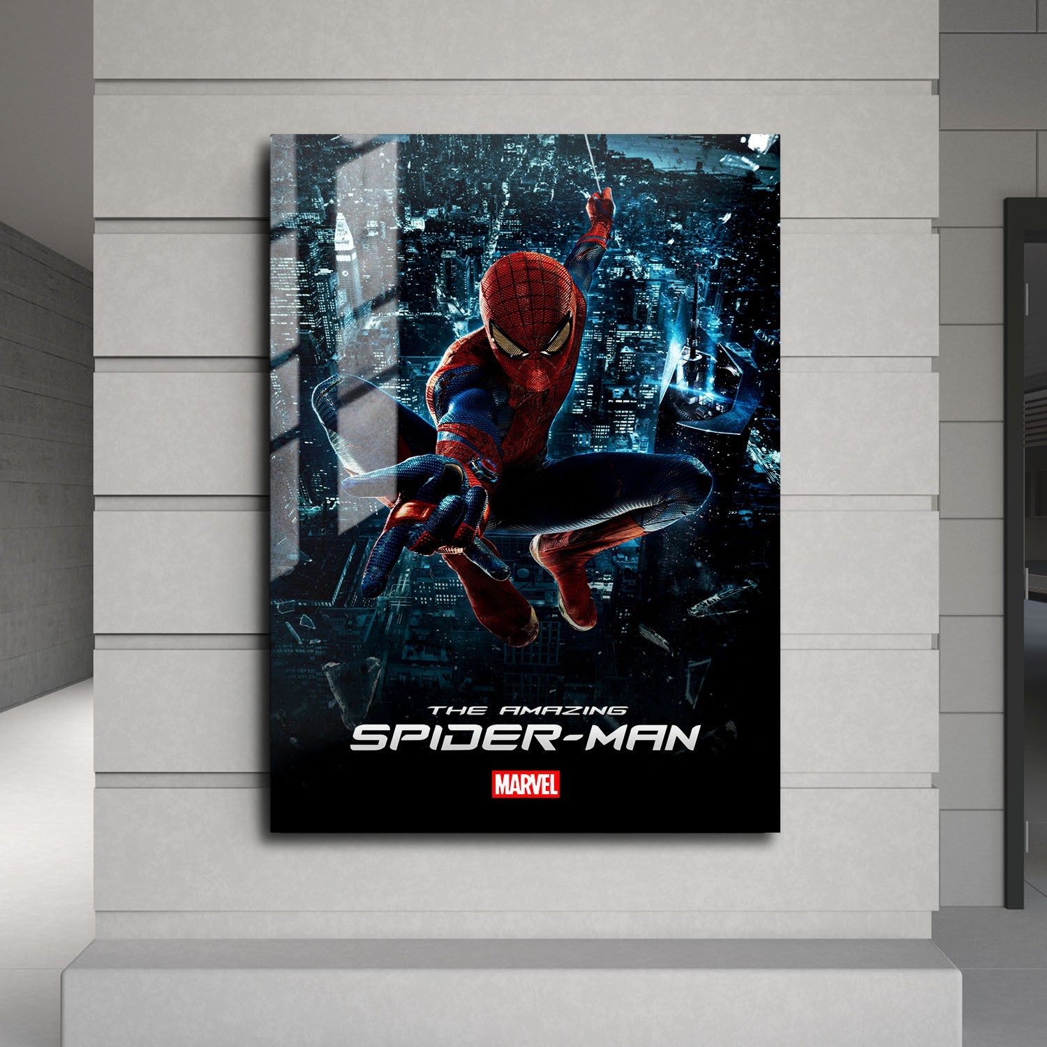 Flex Designs Metal Poster The Amazing Spider-Man 24 x 36" Home Goods - Movie 2012 Movie Metal Poster