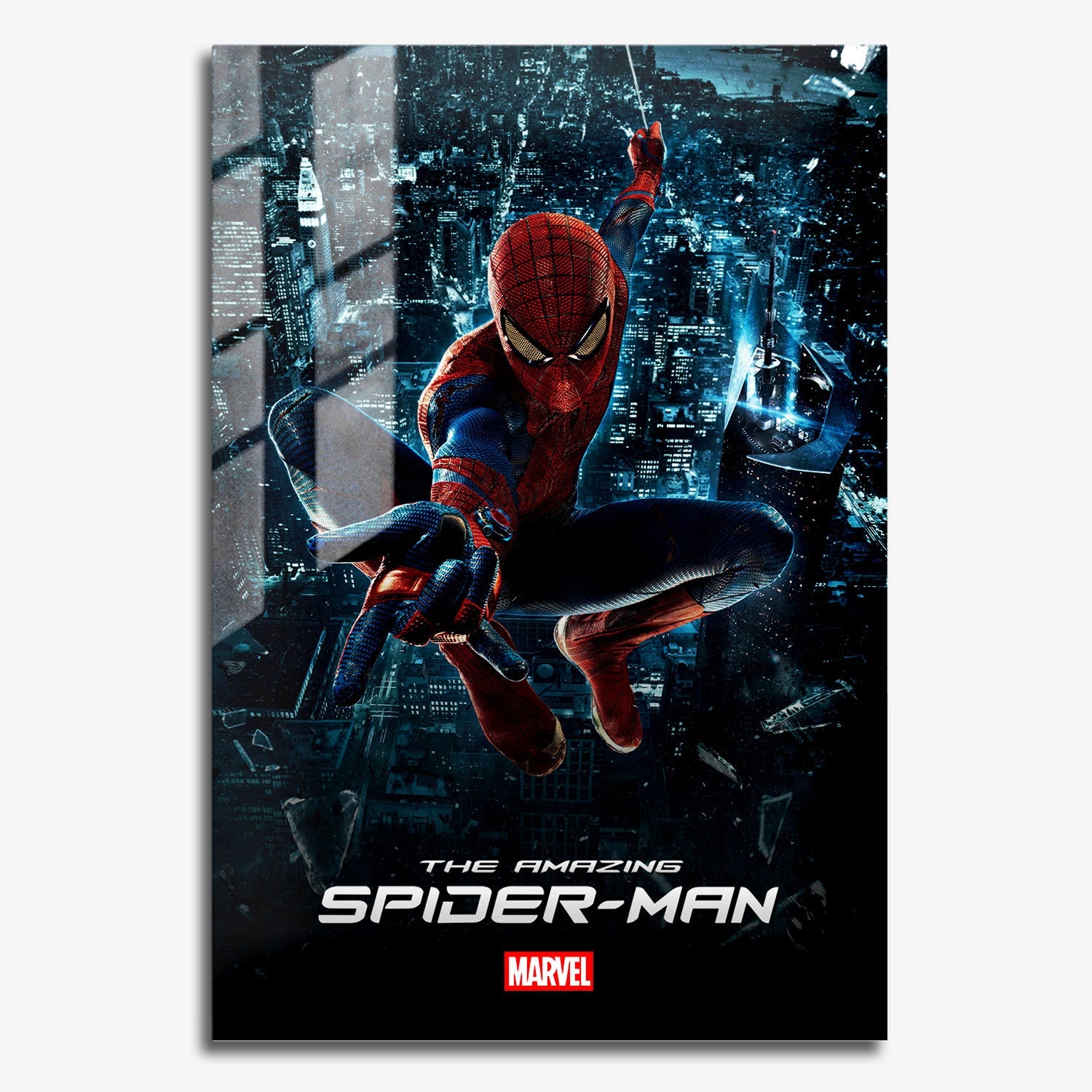 Flex Designs Metal Poster The Amazing Spider-Man 11 x 17" Home Goods - Movie 2012 Movie Metal Poster