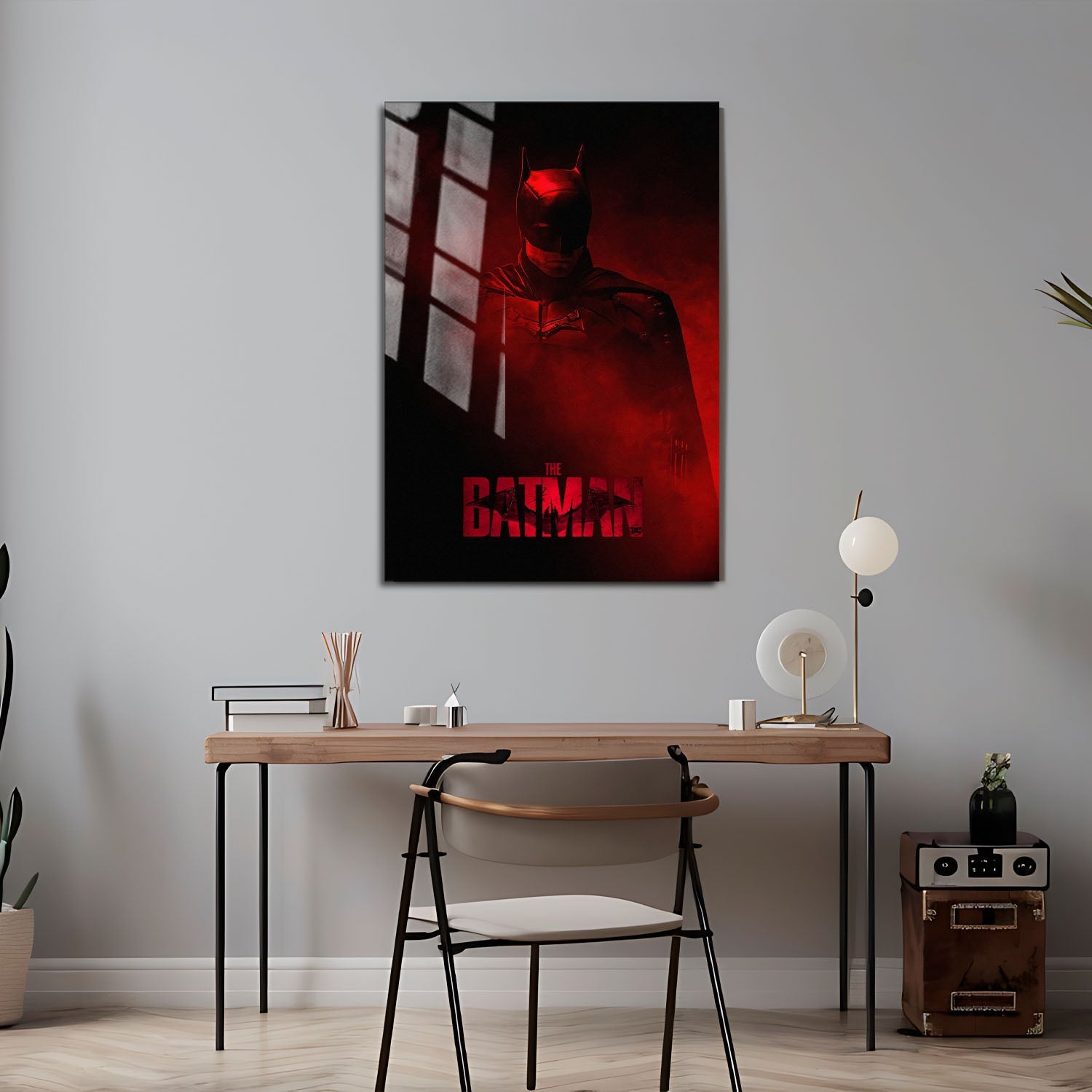 Flex Designs Metal Poster The Batman Cinematic 24 x 36" Home Goods - Movie 2022 Movie Metal Poster