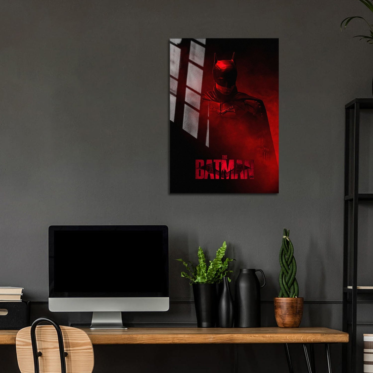 Flex Designs Metal Poster The Batman Cinematic 5 x 7" Home Goods - Movie 2022 Movie Metal Poster
